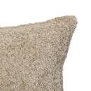 Cuscino bouclé "Soana" Lino beige, 30x50 cm Beige lino