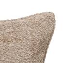 Cuscino bouclé "Soana" Lino beige, 45x45 cm Beige lino