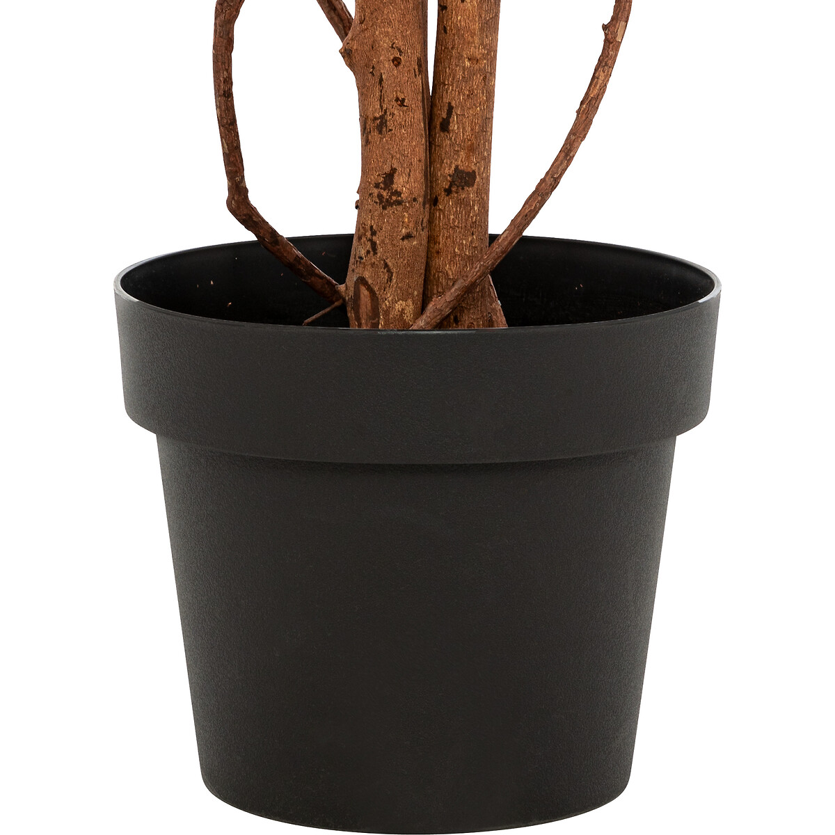 Acero artificiale autunnale "James" Vaso nero, H.150 cm Rosso rubino