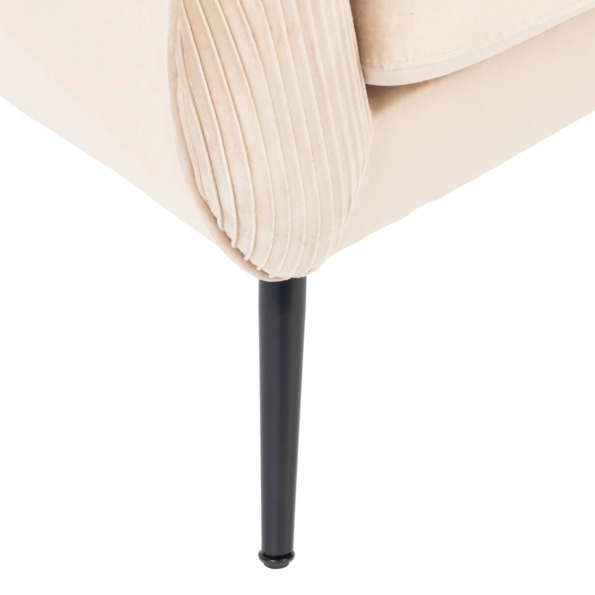 Poltrona "Solaro" Velluto, Beige Beige