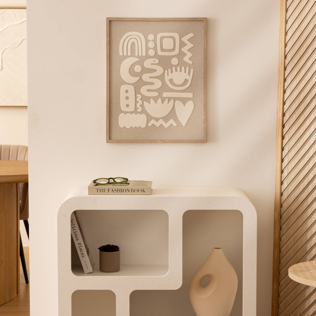 Mobile a 4 vani "Soleya" Bianco, 75x30 cm Bianco