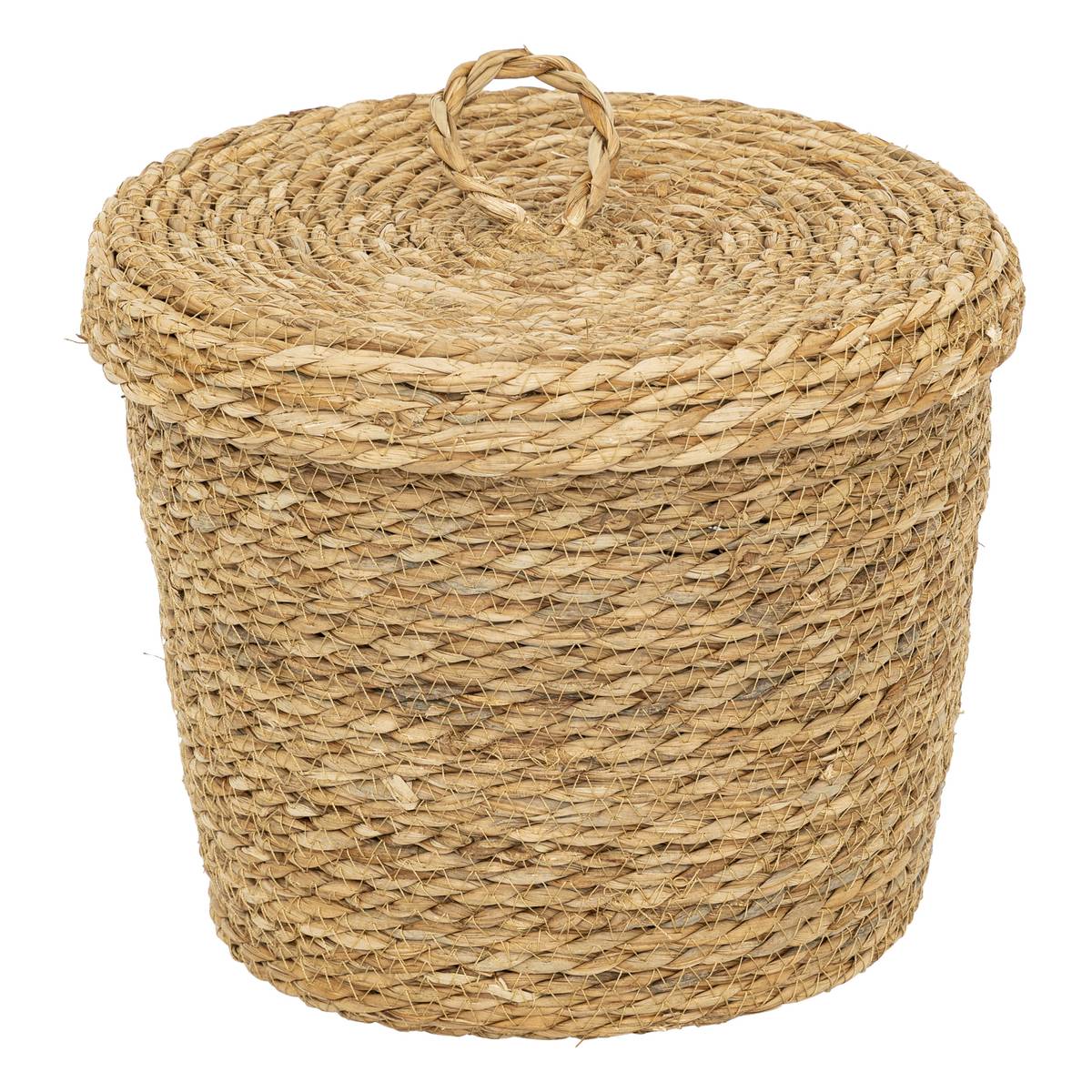 Set di 9 cesti rotondi "Little Cottage" Asta, D.14/19/24/28/35 cm Beige