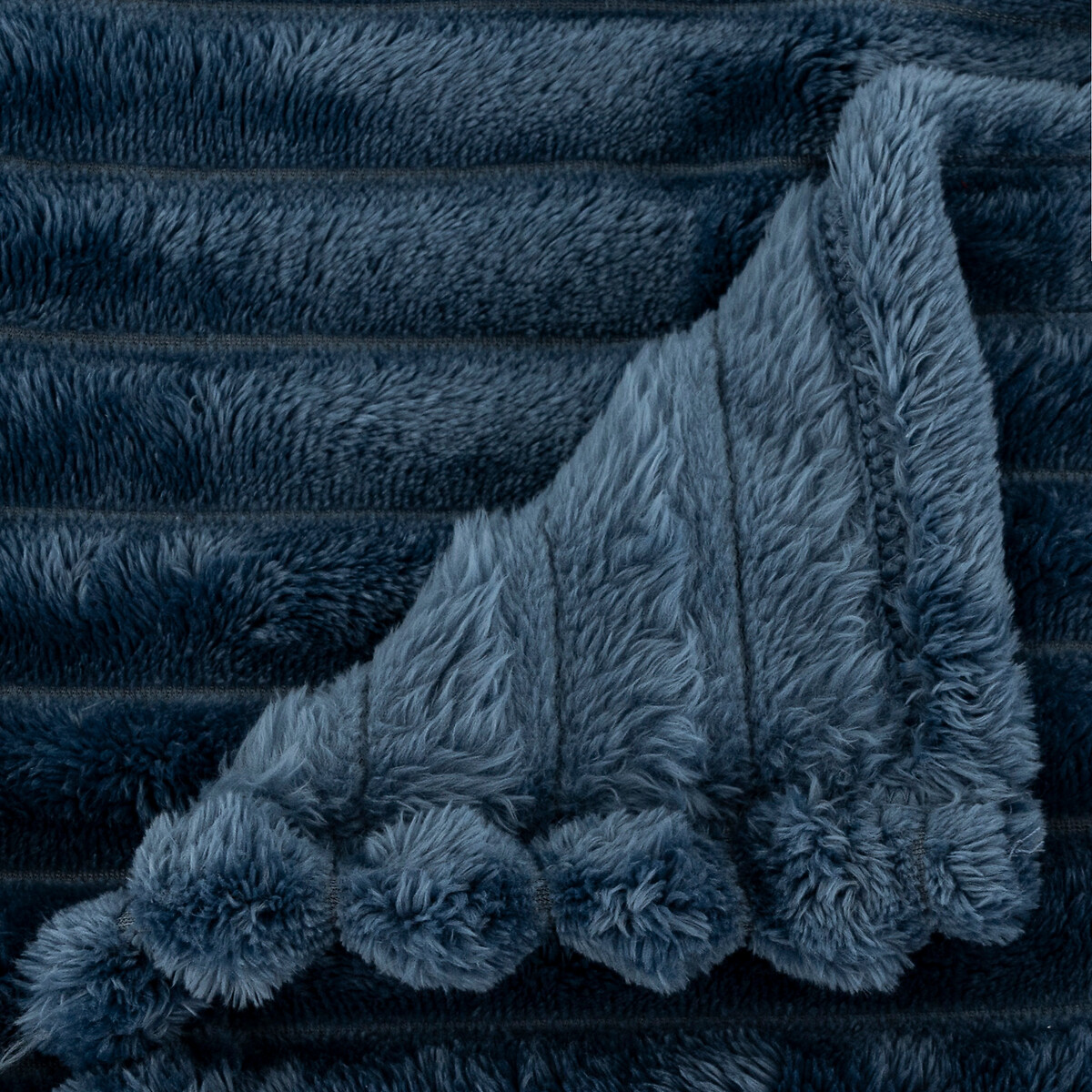 Plaid in flanella "Mattias" 130x170 cm Beige lino