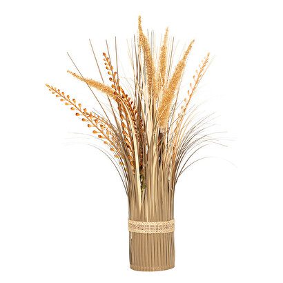 Fascio di grano "james" beige, h.35 cm