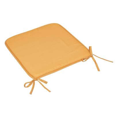 Cuscino per sedia giallo ocra, 39x39 cm