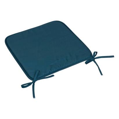 Cuscino per sedia blu egeo, 39x39 cm