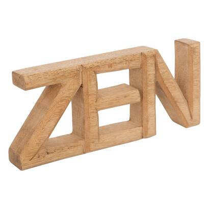 Parola da posare "sogni inuit" legno di mango, l.23 cm
