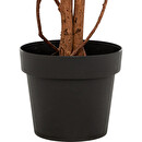 Acero artificiale autunnale "James" Vaso nero, H.150 cm Rosso rubino