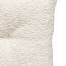 Cuscino per sedia boucl&eacute; "Soana" Boucle, Bianco avorio, 38x38 cm Bianco avorio