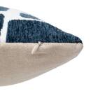 Copricuscino "Jeni", ciniglia Blu Egeo, 50x30 cm Grigio topo