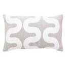 Copricuscino "Jeni", ciniglia Lino beige, 50x30 cm Beige lino
