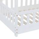 Letto a casetta per bambini "Bosco" Bianco, 90x190 cm Bianco
