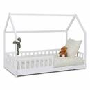 Letto a casetta per bambini "Bosco" Bianco, 90x190 cm Bianco