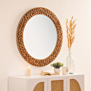 Specchio "Anoki" D.99cm Legno