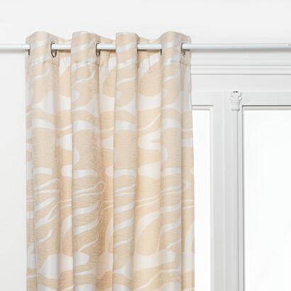 Tenda "madini" jacquard, beige, 140x260 cm