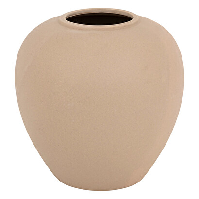 Vaso a sfera "rily" ceramica, rosa chiaro, h.22 cm