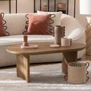 Tavolino "Lousada" Legno naturale, 110x60 cm Legno naturale