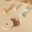 Tavolo per bambini "Dolcezza" Beige, &Oslash; 60 cm Beige