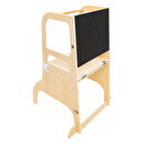 Torre di osservazione per bambini "Alba" 3 in 1, H.91 cm Legno naturale