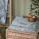 Set da bagno 3 pezzi "Wild" Cotone, Verde Celadon Verde celeste