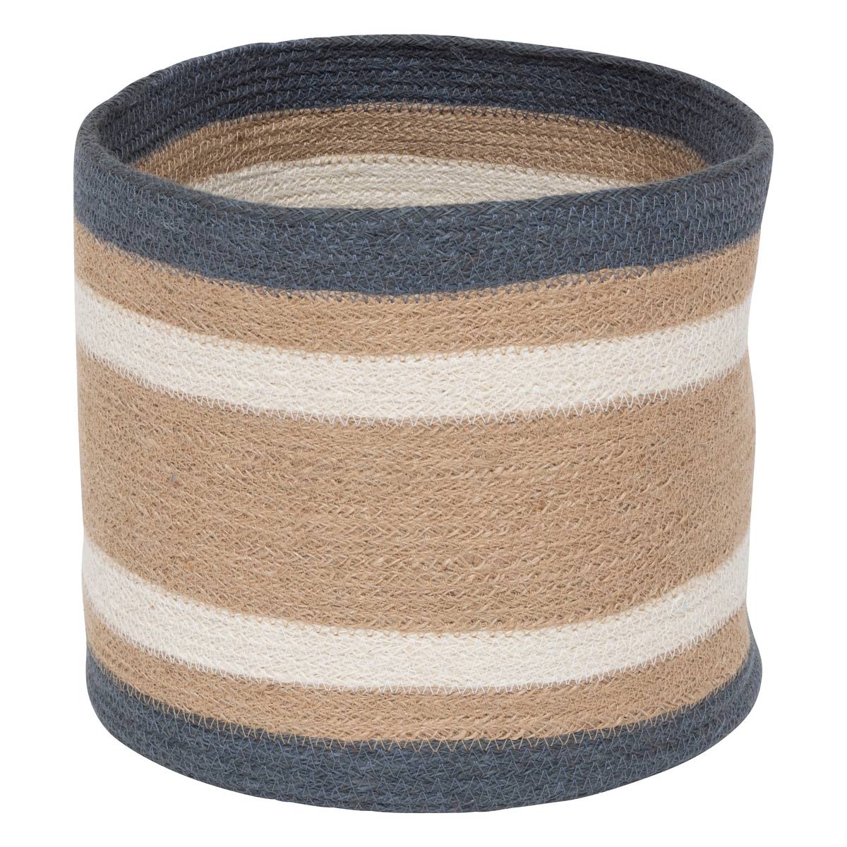 3 ceste "Oceane" Juta, Multicolore, H.18/24,5/27 cm Multicolore