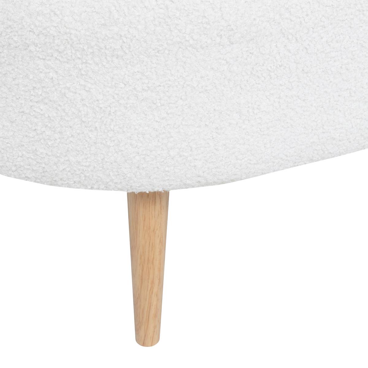 Panca "Insi" 2 posti, Bianco, 172x75x72 cm Bianco