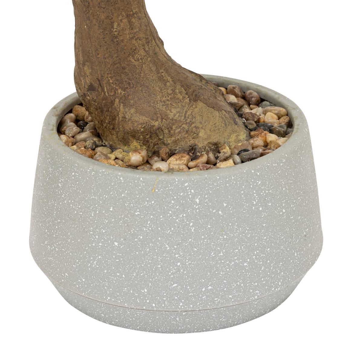 Bonsai artificiale in vaso "Polin" Vaso in ceramica, Verde, H. 45 cm Verde