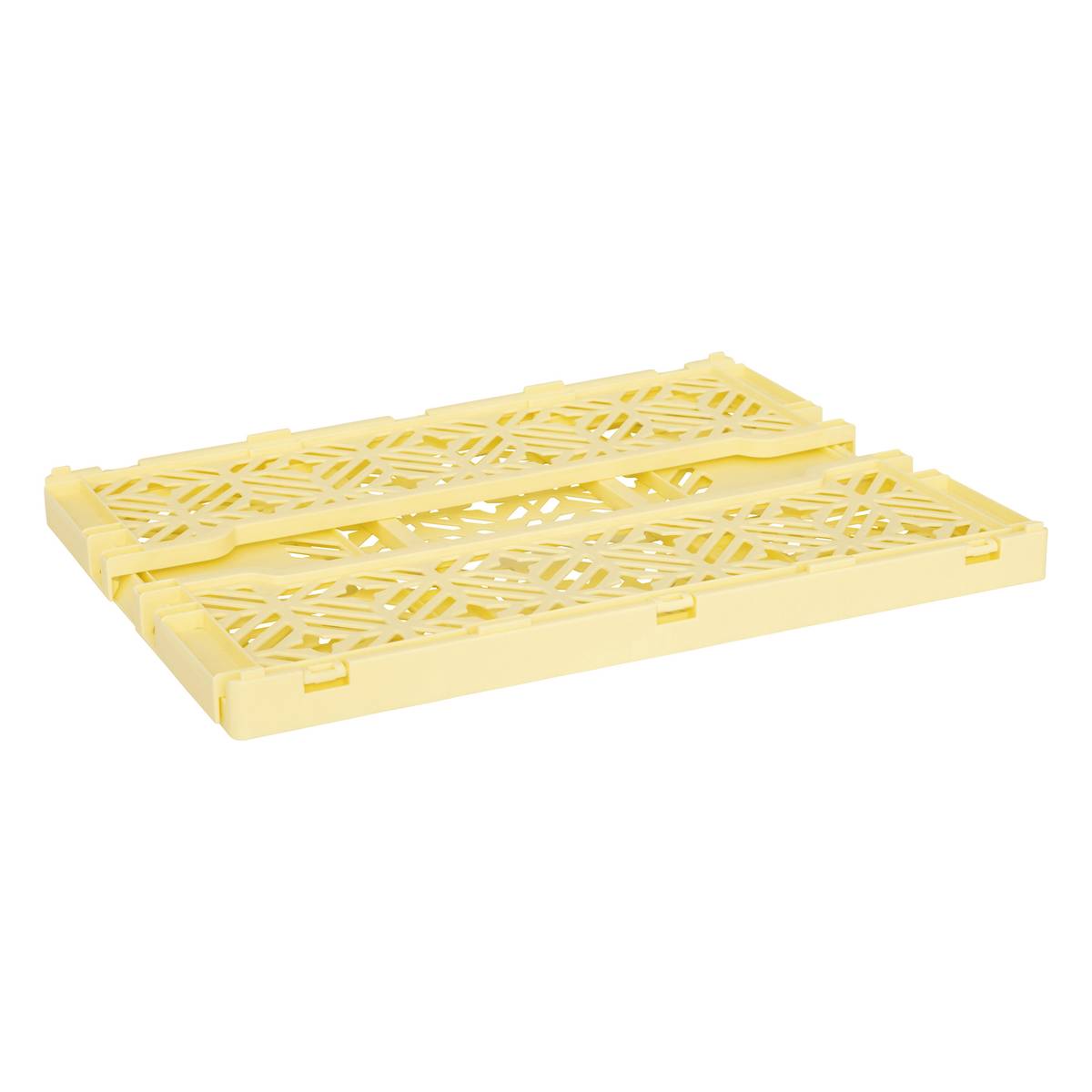 Cassetta pieghevole "Arry" Giallo, 40x30x15 cm Giallo