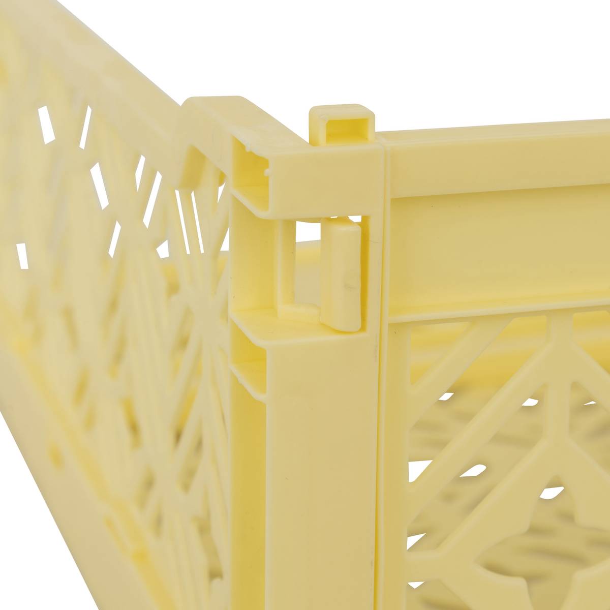 Cassetta pieghevole "Arry" Giallo, 40x30x15 cm Giallo