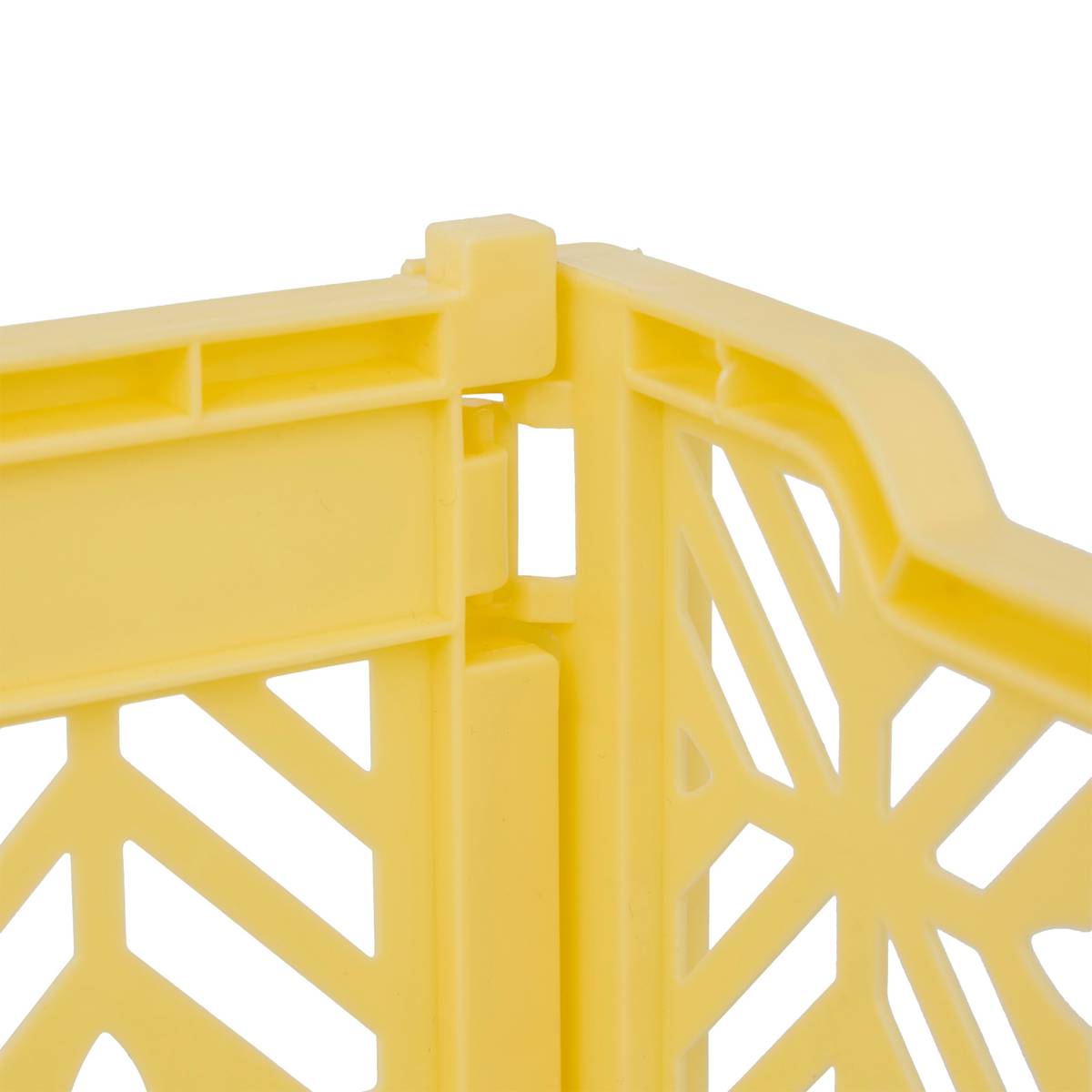 Cassetta pieghevole "Arry" Giallo, 40x30x15 cm Giallo
