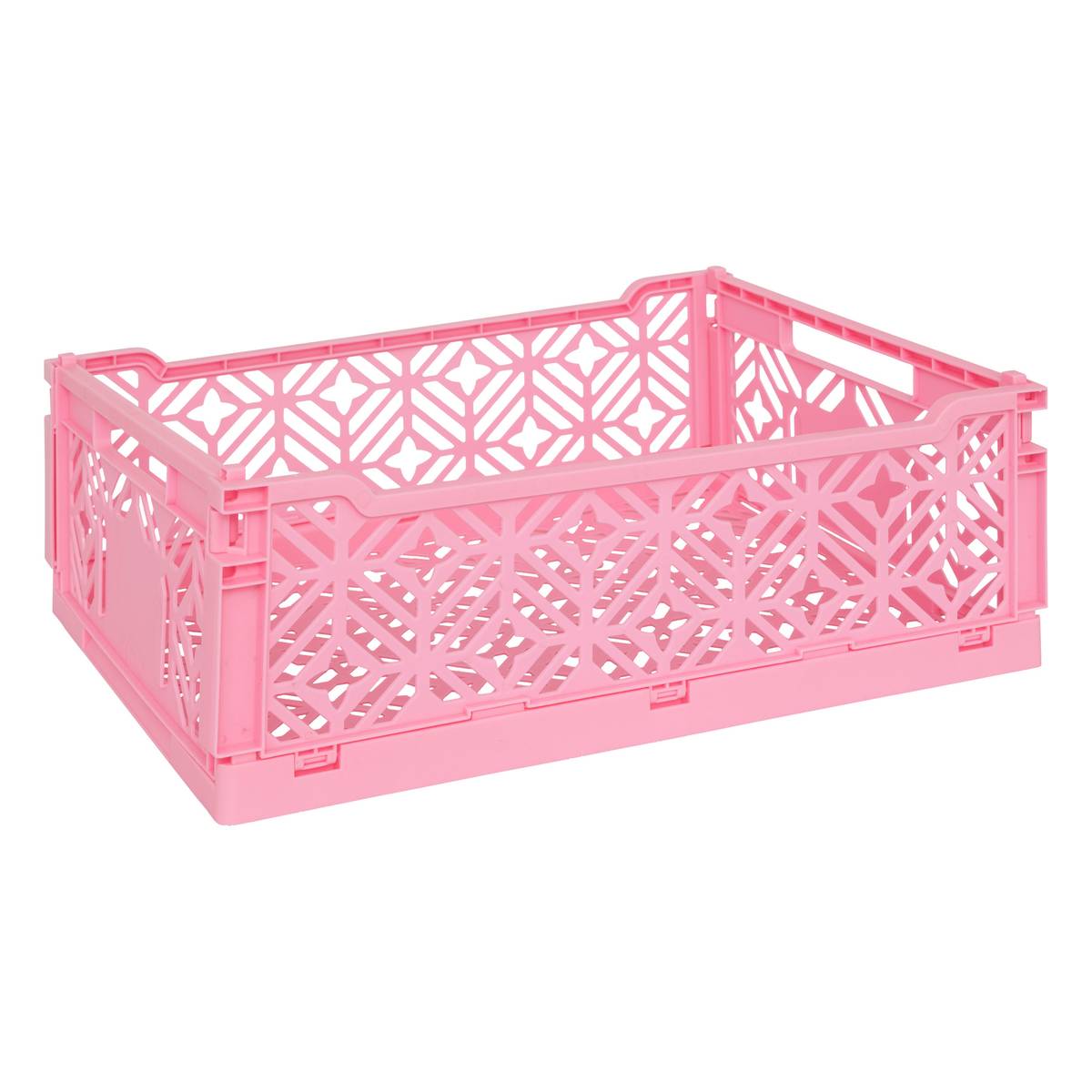 Cassetta pieghevole "Arry" Rosa, 40x30x15 cm Rosa