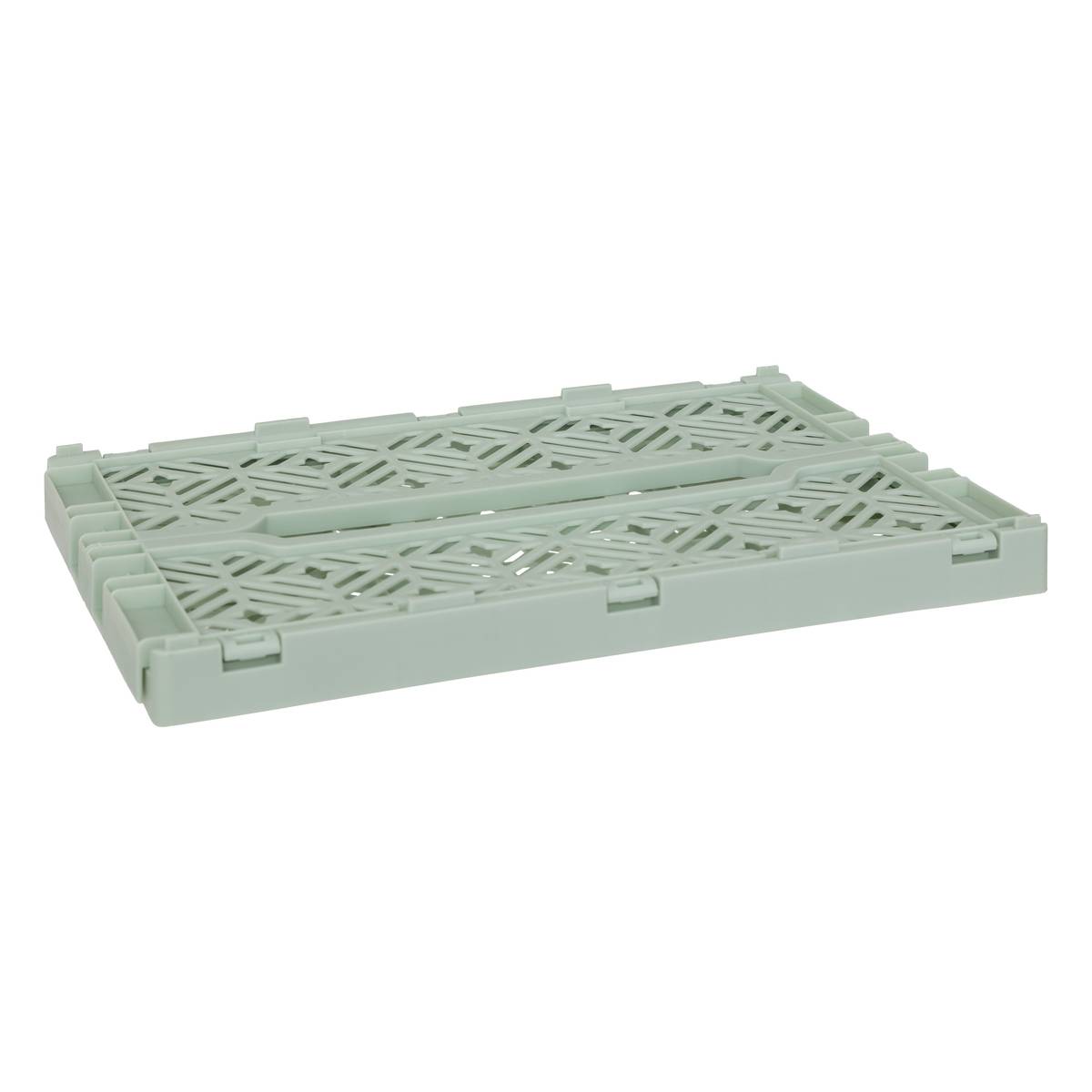 Cassetta pieghevole "Arry" Verde Chiaro, 30x20x11,5 cm Verde chiaro