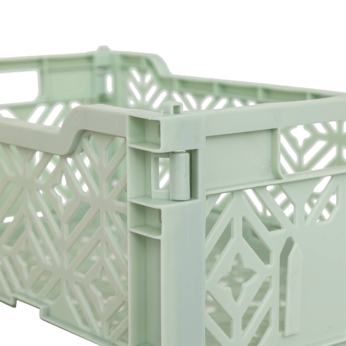 Cassetta pieghevole "Arry" Verde Chiaro, 30x20x11,5 cm Verde chiaro