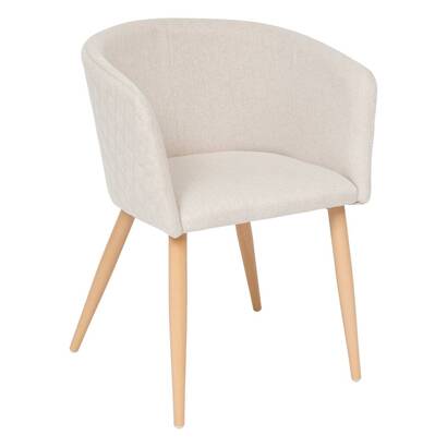 Sedia da pranzo "marlo" faggio, beige, 1 posto