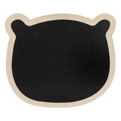 Lavagna per bambini "orso" nero, 47,5x53 cm