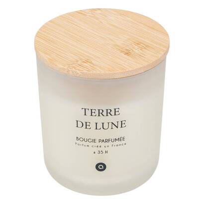 Candela profumata "terra di luna" petali di muschio, 255g