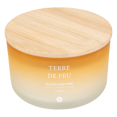 Candela profumata "terra delle meraviglie" bouquet di lill&agrave;, 420g