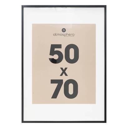 Cornice per foto "manu" nero, 50x70 cm
