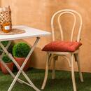 Sedia da bistrot "Drevo" Olmo, Lino, 1 posto Beige lino