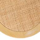 Sedia da bistrot "Drevo" Olmo, Lino, 1 posto Beige lino