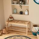 Panca 'Maesi' Hevea, Beige, 95x35 cm Beige