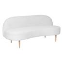 Panca "Insi" 2 posti, Bianco, 172x75x72 cm Bianco