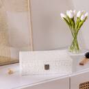 Portagioie "Loe" Bouclette, Bianco, 28x19 cm Bianco caldo