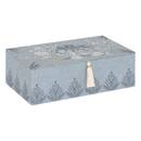 Scatola da cucito "Wild" Azzurro, 30x18,5 cm Azzurro