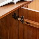 Credenza a 3 ante "Nanda" Acacia, Marrone, 150x90,5 cm Marrone