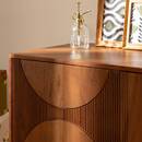 Credenza a 3 ante "Nanda" Acacia, Marrone, 150x90,5 cm Marrone