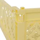 Cassetta pieghevole "Arry" Giallo, 40x30x15 cm Giallo
