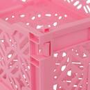 Cassetta pieghevole "Arry" Rosa, 40x30x15 cm Rosa