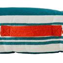 Materasso da pavimento per esterni YUCATAN Blu Anatra 120 x 15 cm - Cotone, Poliestere, Acrilico Blu anatra