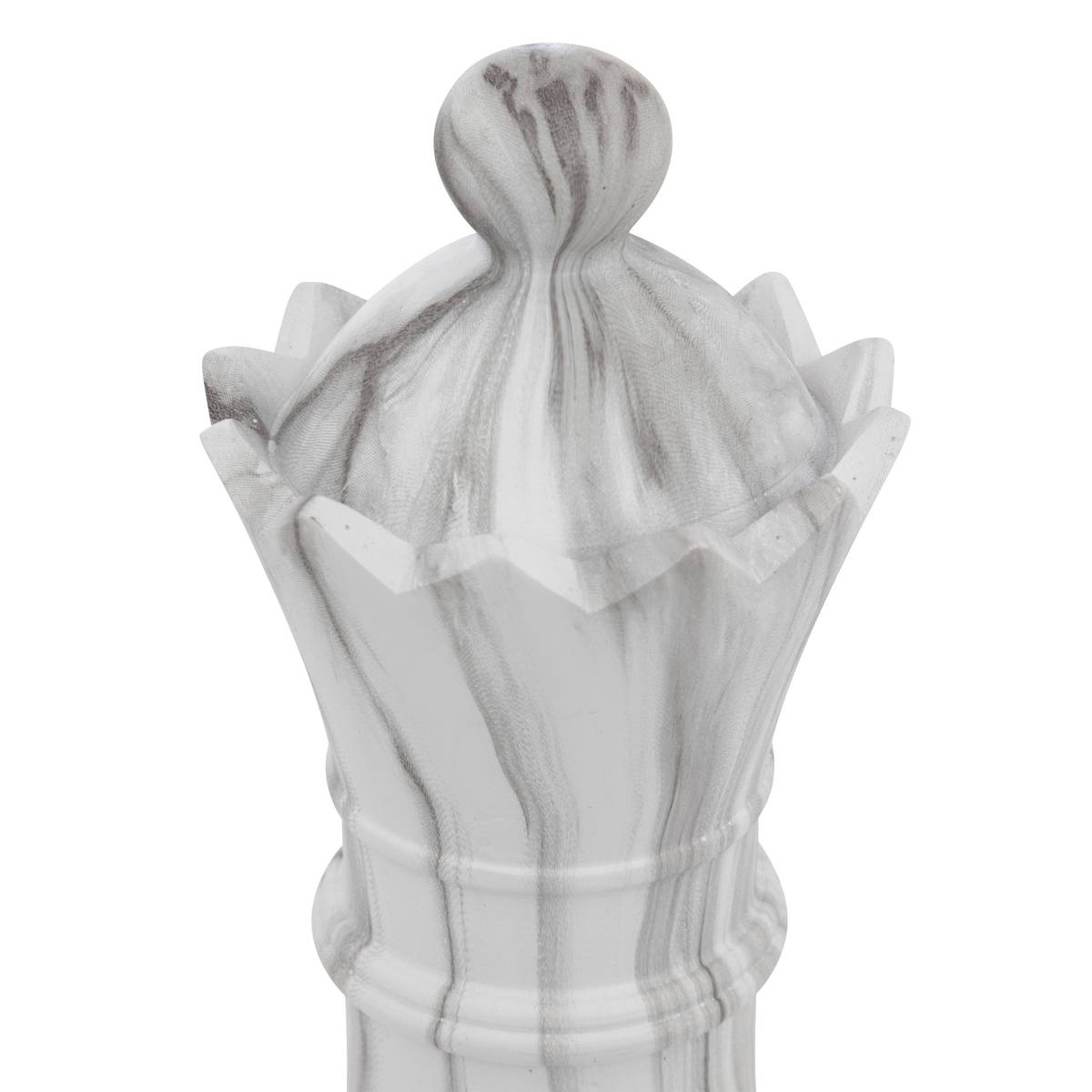 Decorazione pezzi di scacchi 'Olen' Grigio, H.26,5 cm Grigio 1